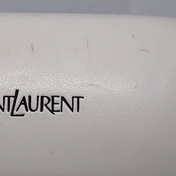 YvesSaintLaurent  White/Black Interior Eyeglass Case Only - Picture 10 of 12